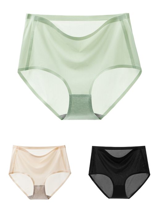 BEEKOO  BEEKOO - Ice silk seamless couple underwear sexy pure