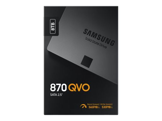 Samsung | 8TB 870 QVO SATA III 2.5吋SSD 內部固態硬碟(MZ-77Q8T0BW