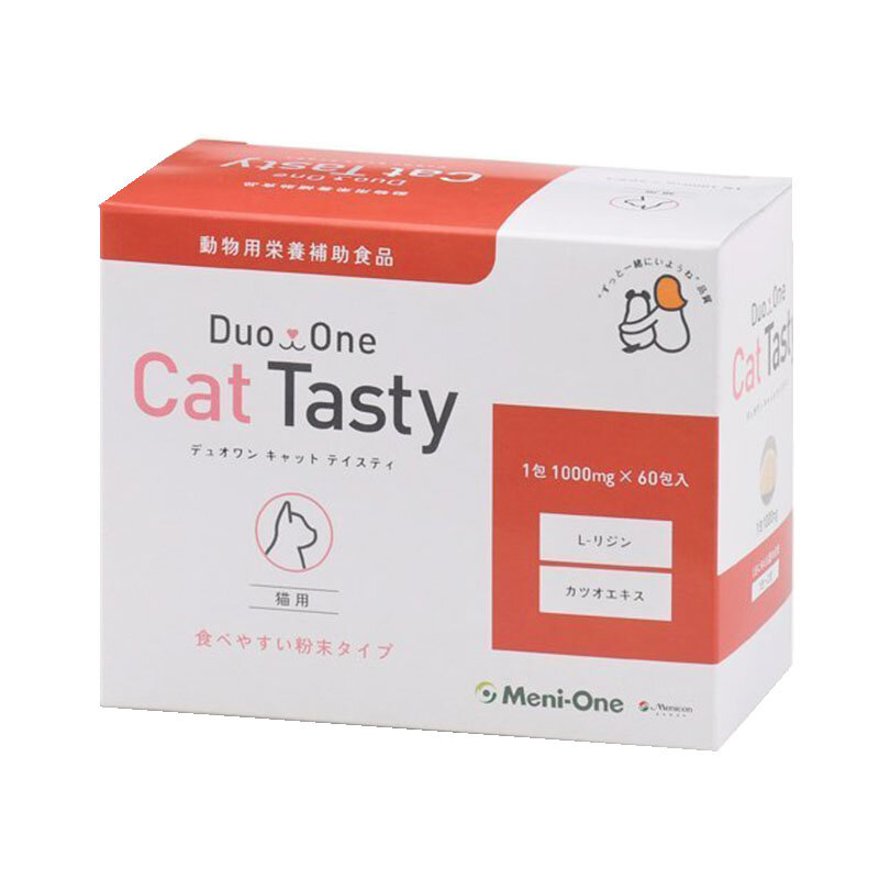 Duo One 純賴氨酸補充劑 鰹魚味(貓用)1000mg 60包入