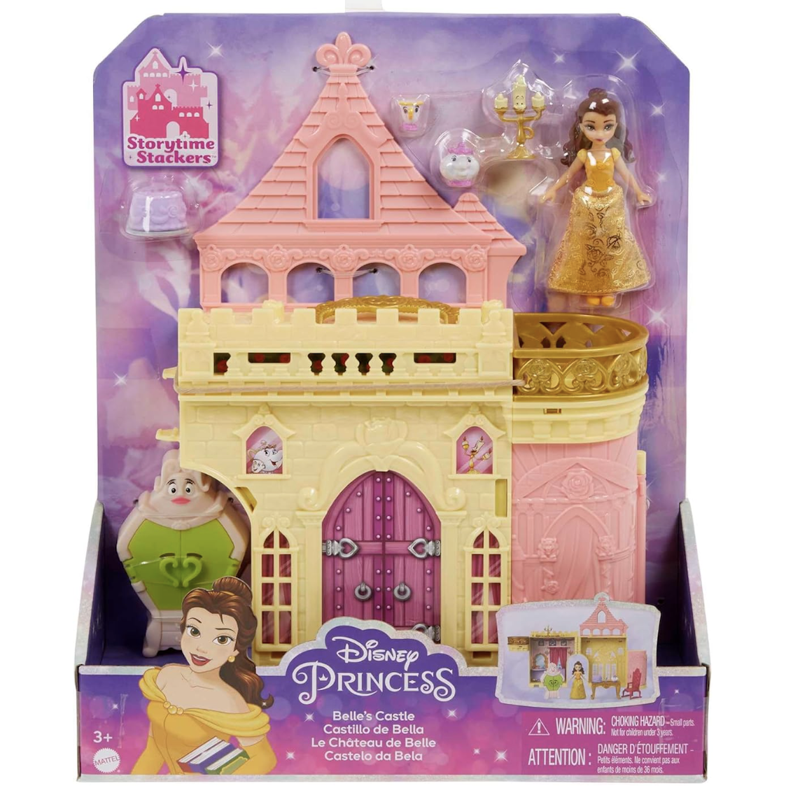 美國 Disney Princess Belle 迷你故事場景組合