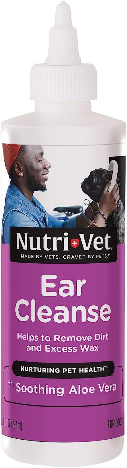 Ear Cleansing Liquid for Dogs, Jumbo Size 8oz (Parallel Import Product)