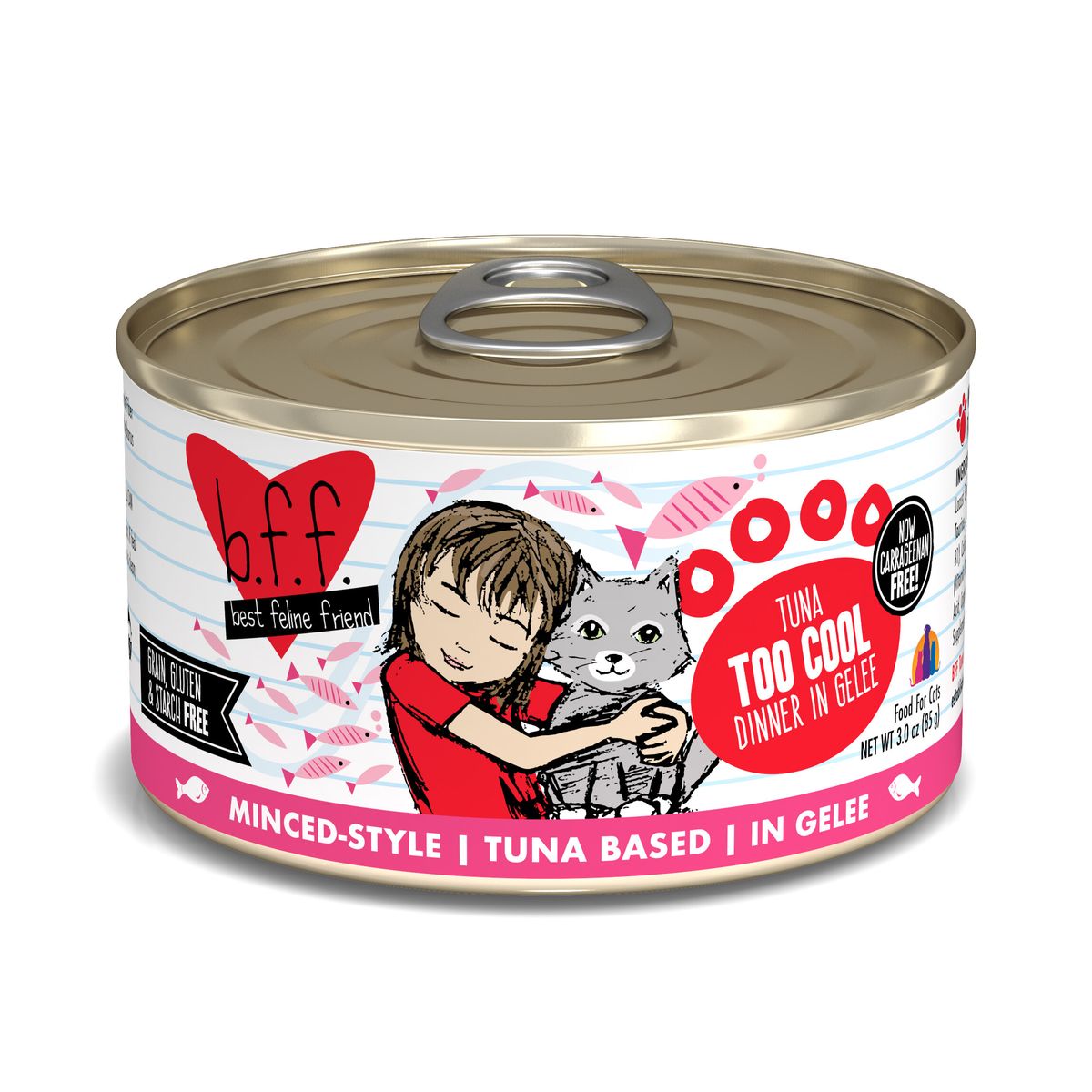 B.F.F.喵友系列野生吞拿魚貓罐頭85克