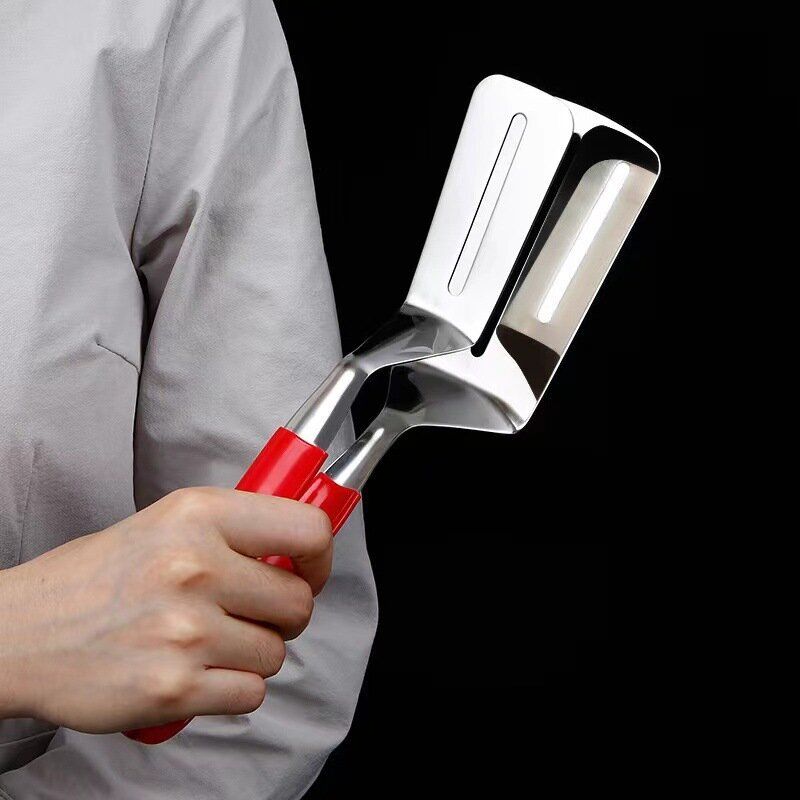 Stainless steel fried fish clip Creative kitchen steak clip multi-functional barbecue food clip