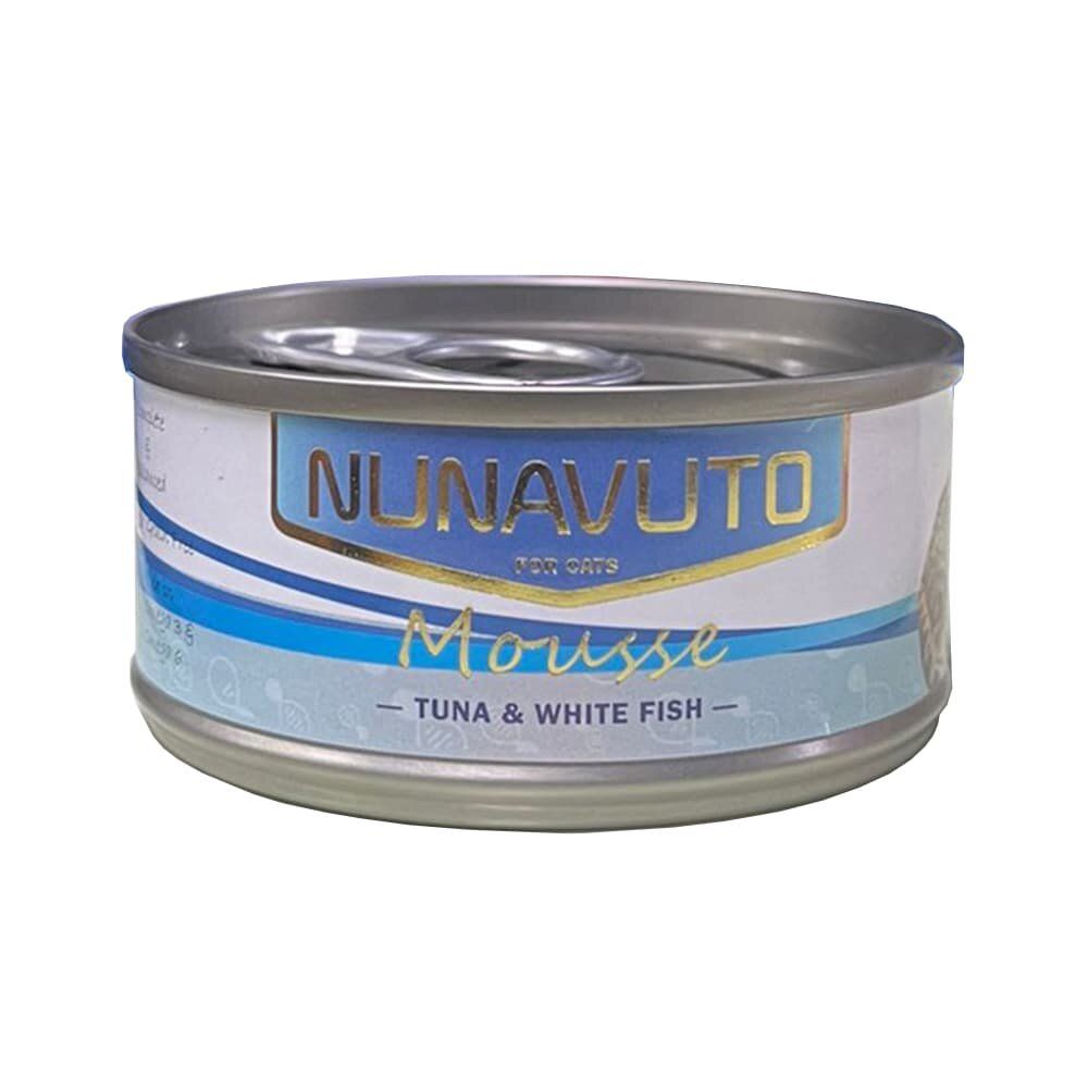 Mousse Tuna & White Fish Cat Canned  60g