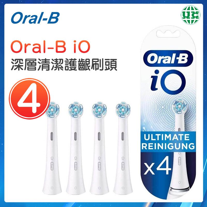 iO-RB CW4 Deep Clean Gum Care Brush Head (White 4pcs)【Parallel Import】