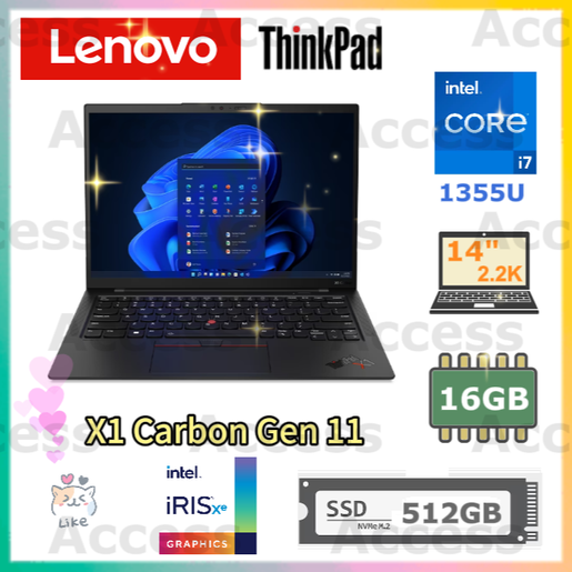 Lenovo | ThinkPad X1 CARBON G11 (21HMS17U00) I7-1355U/16GB/512GB