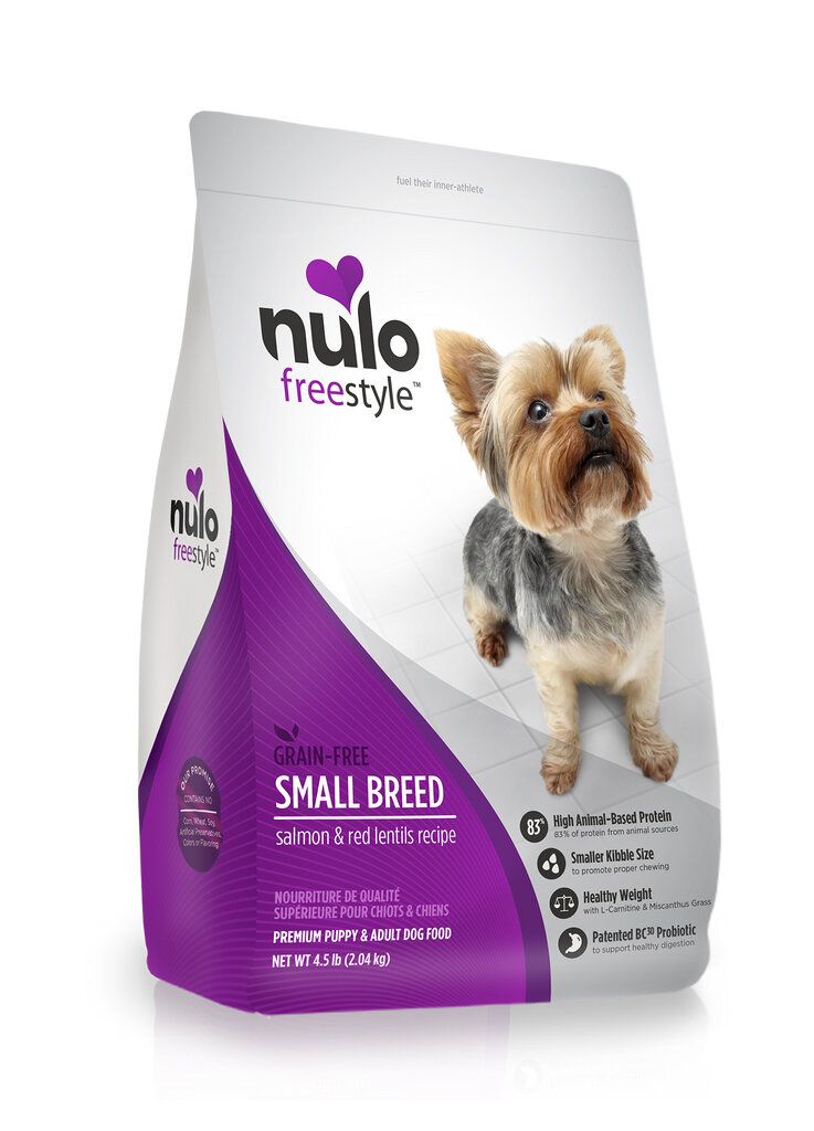 Nulo Freestyle - [Grain-free] High-meat Kibble for Small Breeds (Salmon & Red Lentils Recipe) 4.5lb