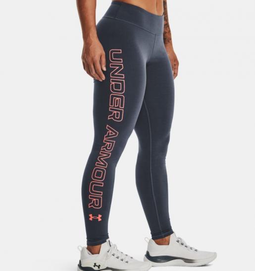 Under Armour, Women's UA Favorite Wordmark Leggings, Color : Grey, Size  : XL