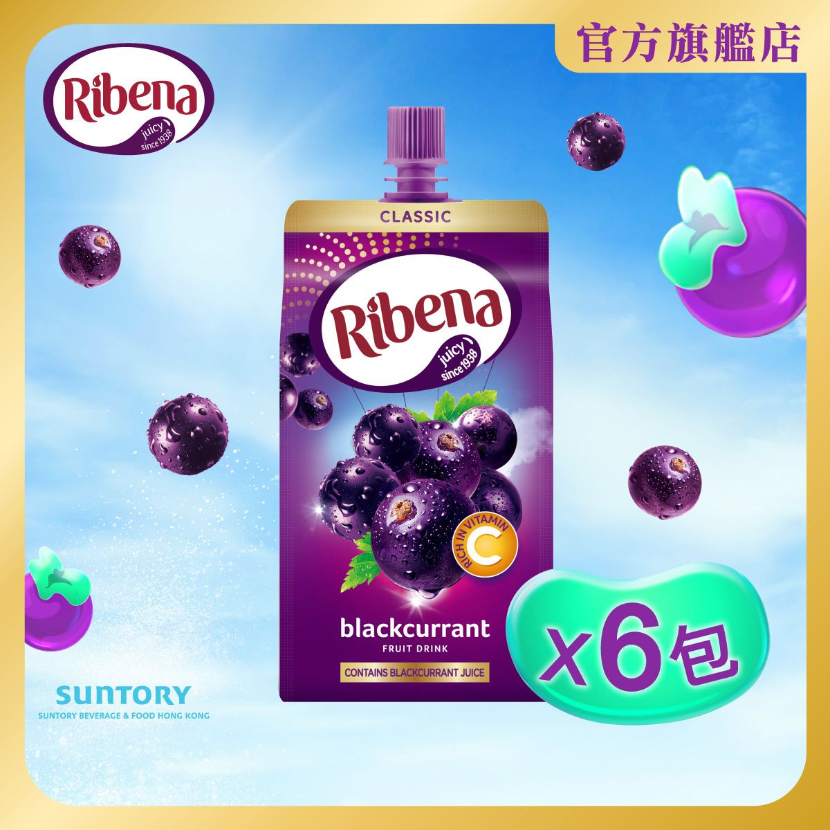 Blackcurrant Fruit Drink (Random delivery of old and new packings)