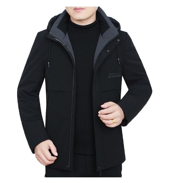 休閒夾克上衣外套【M-4XL】【6078黑色-薄款】 (下單後聯絡客服確認發貨尺碼) #H246018256