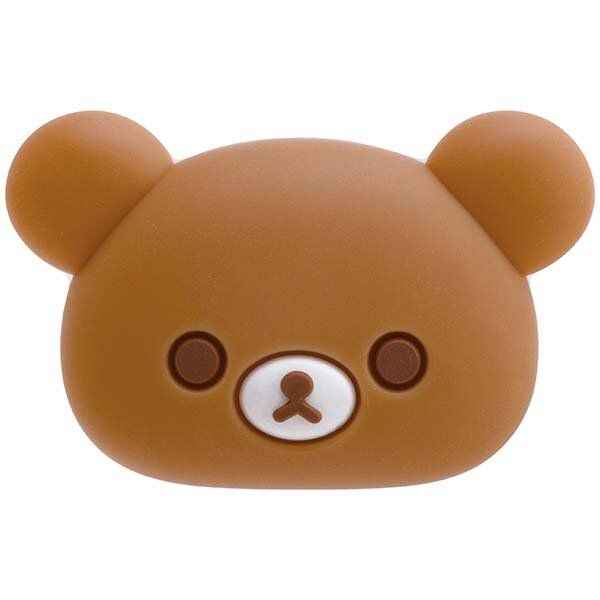 Usb Rilakkuma 輕鬆小熊 | 日本Rilakkuma鬆弛熊蜜茶熊頭型粘貼式USB線/耳機收納器 (平行進口) | HKTVmall 香港最大網購平台