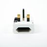 Converter Plug  2-Pin European to 3-Pin UK Plug - 2 Pack (CP1X2)