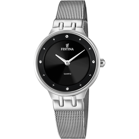 Festina Female Quartz Steel Watch F20597_4, Black Dial