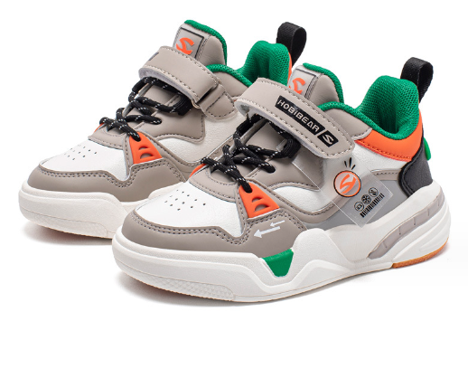 兒童運動鞋(GS8019G米卡其)(尺碼27-38碼)(下單後聯絡客服確認發貨尺碼)