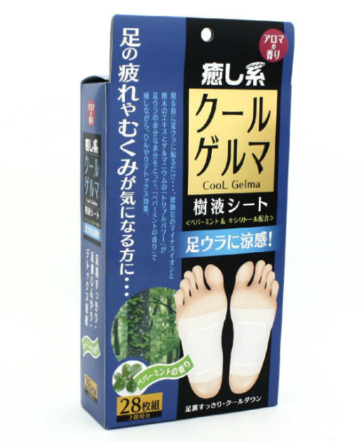 HADARIKI_HADARIKI Soothing Cold Foot Patch-28 Pieces (Mint Flavor)(4562256330233)(Parallel Import)