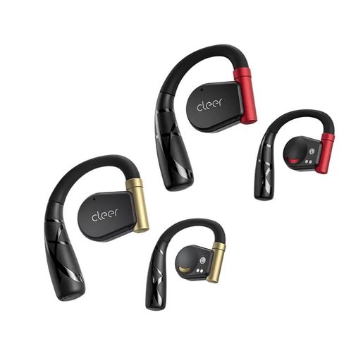 cleer | (BLACK/RED)ARC 2 Open-Ear True Wireless Earbuds - Sport