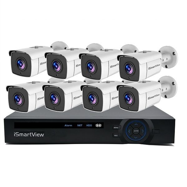 iSmartView | 3MP HD CCTV POE 8 Channel NVR+8 Outdoor Bullet Camera ...