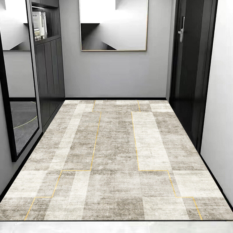 現代入戶玄關地毯(100x120CM（正面升級加厚面料))(ZM361)