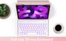 (Pink 10.9") iPad Wireless Keyboard with protective case Tablet case for iPad Air 4th, 5th and iPad