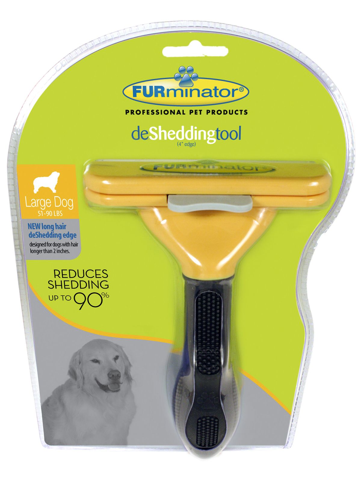 Furminator deshedding tool for dogs large long hair sale