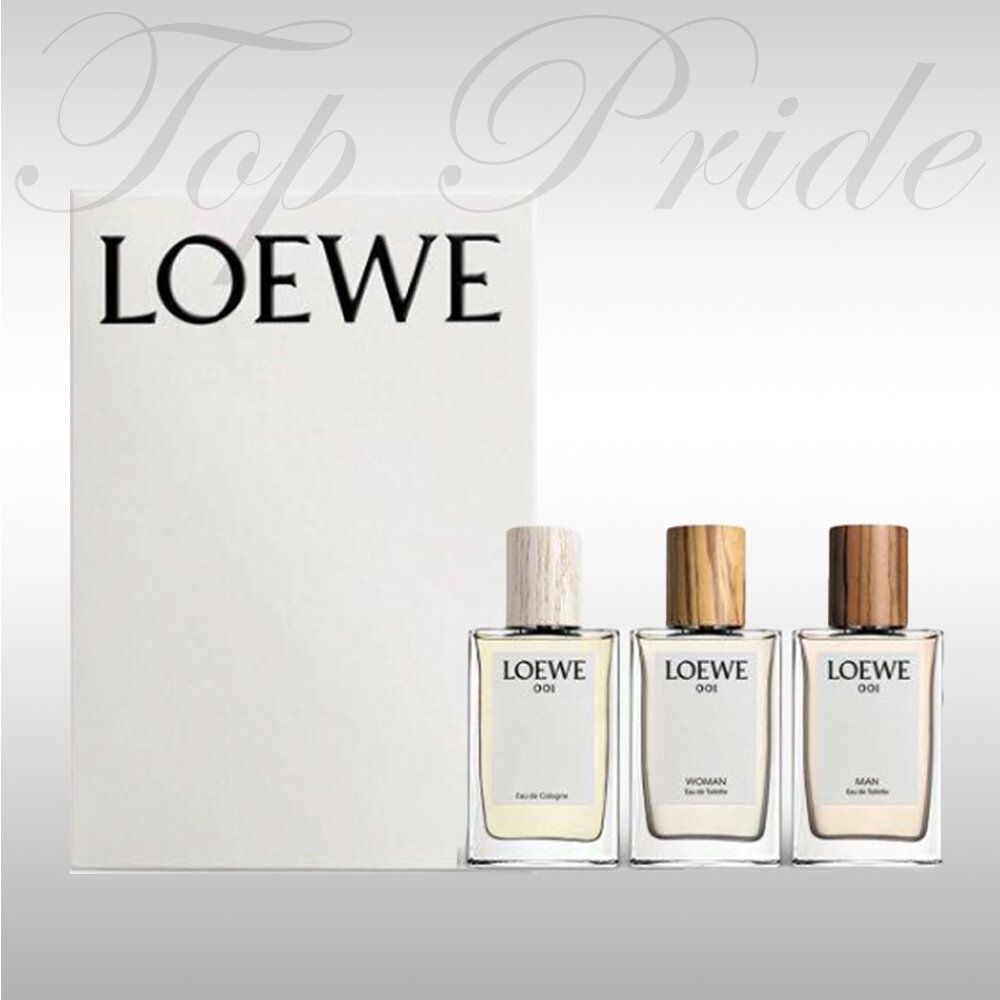 Loewe | Loewe 001 Set: Man EDT 30ml + Woman EDT 30ml + EDC Spray 