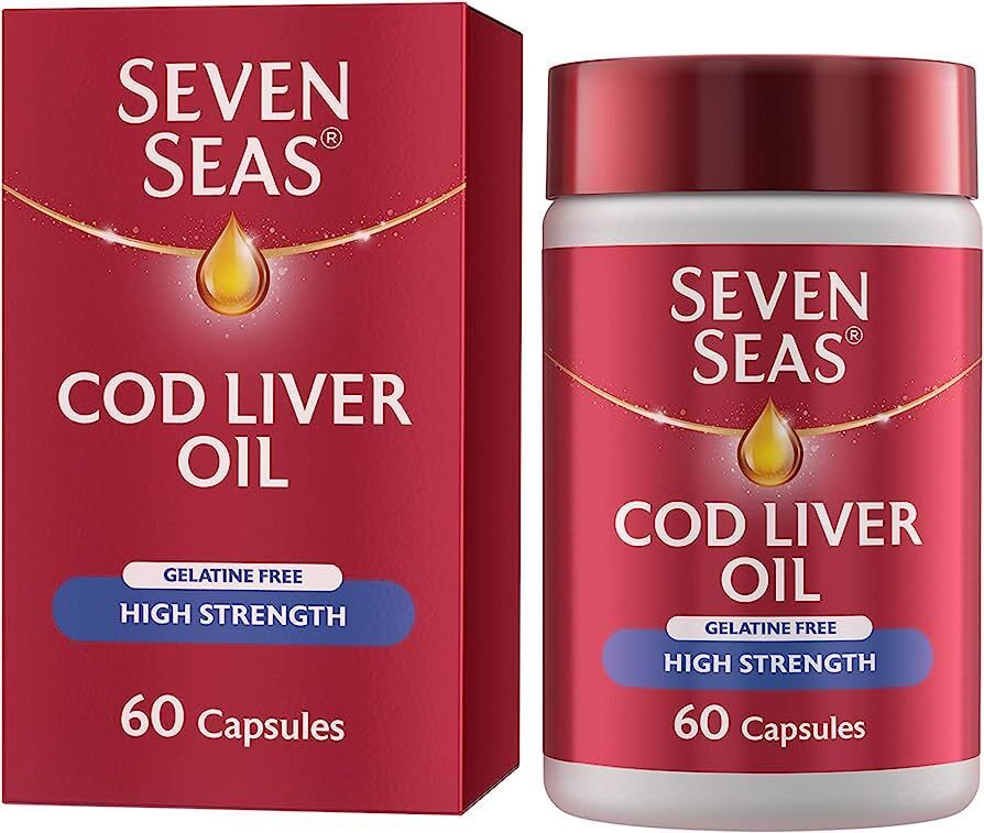 SEVEN SEAS Seven Seas High Strength Cod Liver Oil Capsules 60 Pack (parallel import