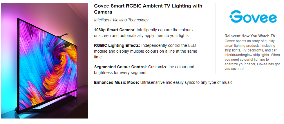 Govee RGBIC夜燈(英插) - 設計館Zenox 燈具/燈飾- Pinkoi