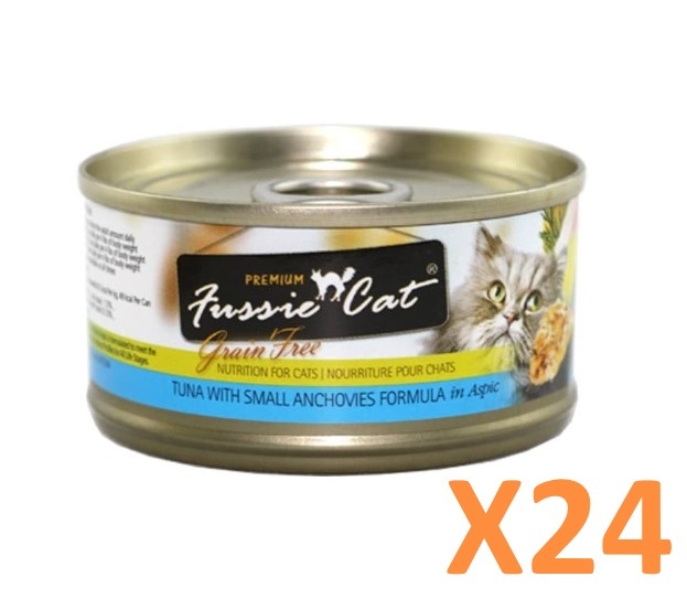 Black Label Cat Canned - Tuna With Small Anchovies 80g X24CAN