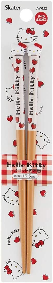 Hello Kitty 日本Hello Kitty筷子Hello Kitty 木筷子White Heart 平行進口| HKTVmall  香港最大網購平台