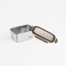 Signature 1010ml Stainless Microwave-safe Container Rectangle No.6 (Made in Korea)