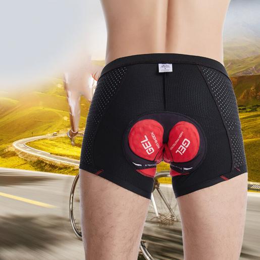 Women's Padded Cycling Underwear With Silicone Gel Cushioning