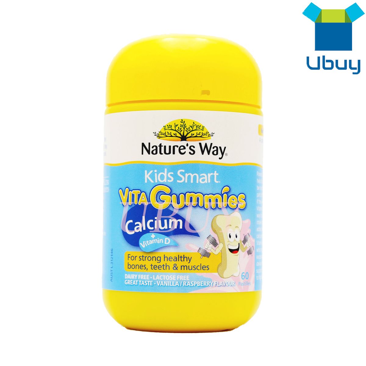 佳思敏 維生素D+鈣兒童軟糖 60粒-[平行進口] 9314807025267