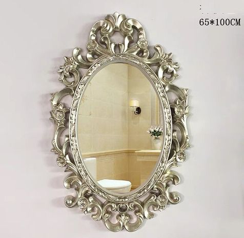 浴室鏡子(香檳色)(尺寸：65*100cm）