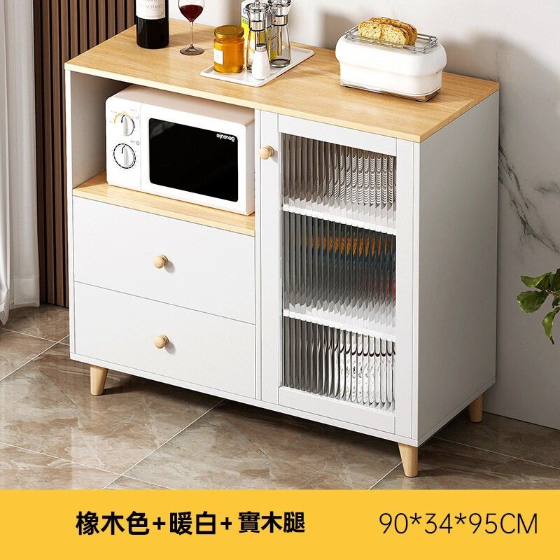 (Oak color 90*34*95cm) Cabinet