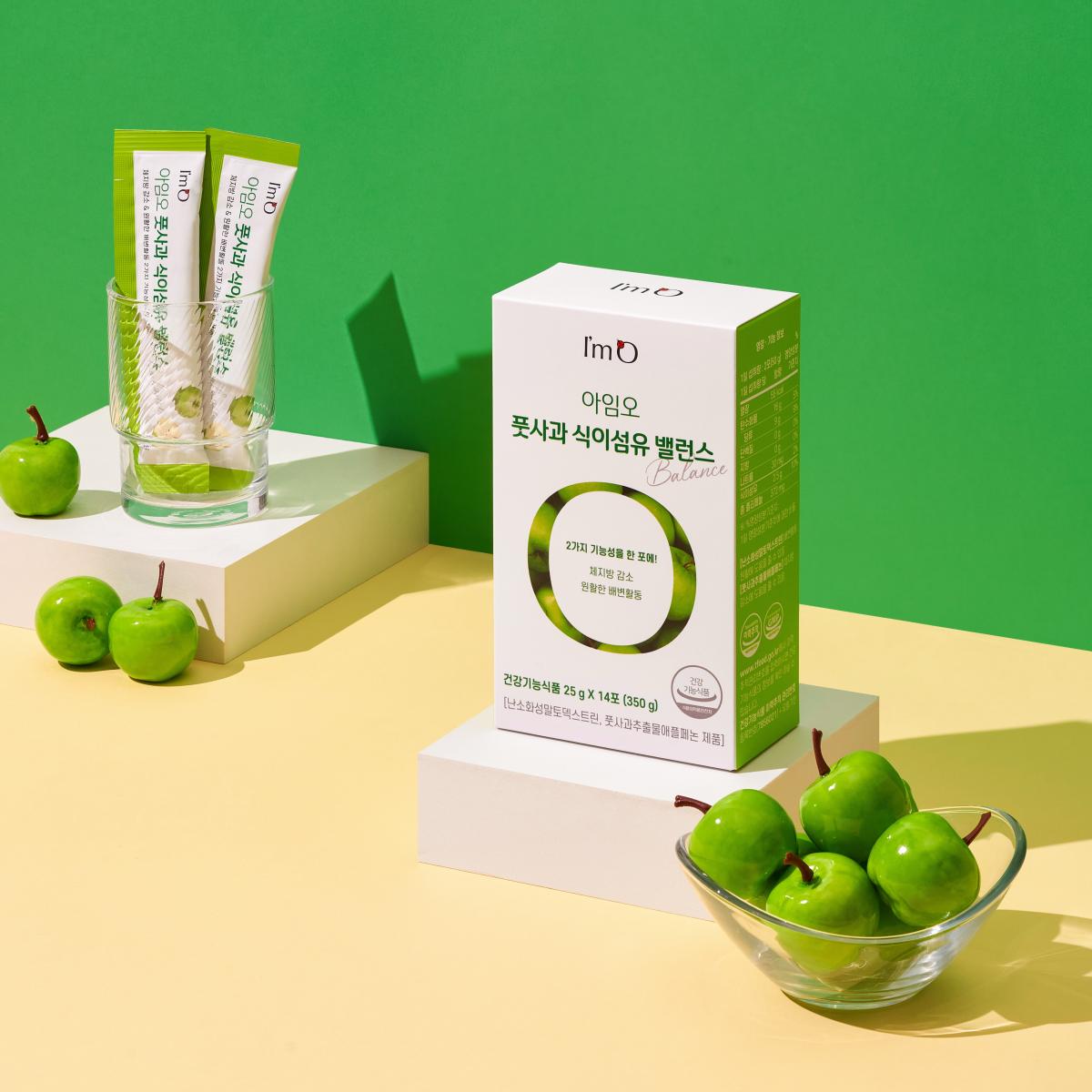 Organic Green Apple Dietary Fiber Balance (25g each/14pcs)