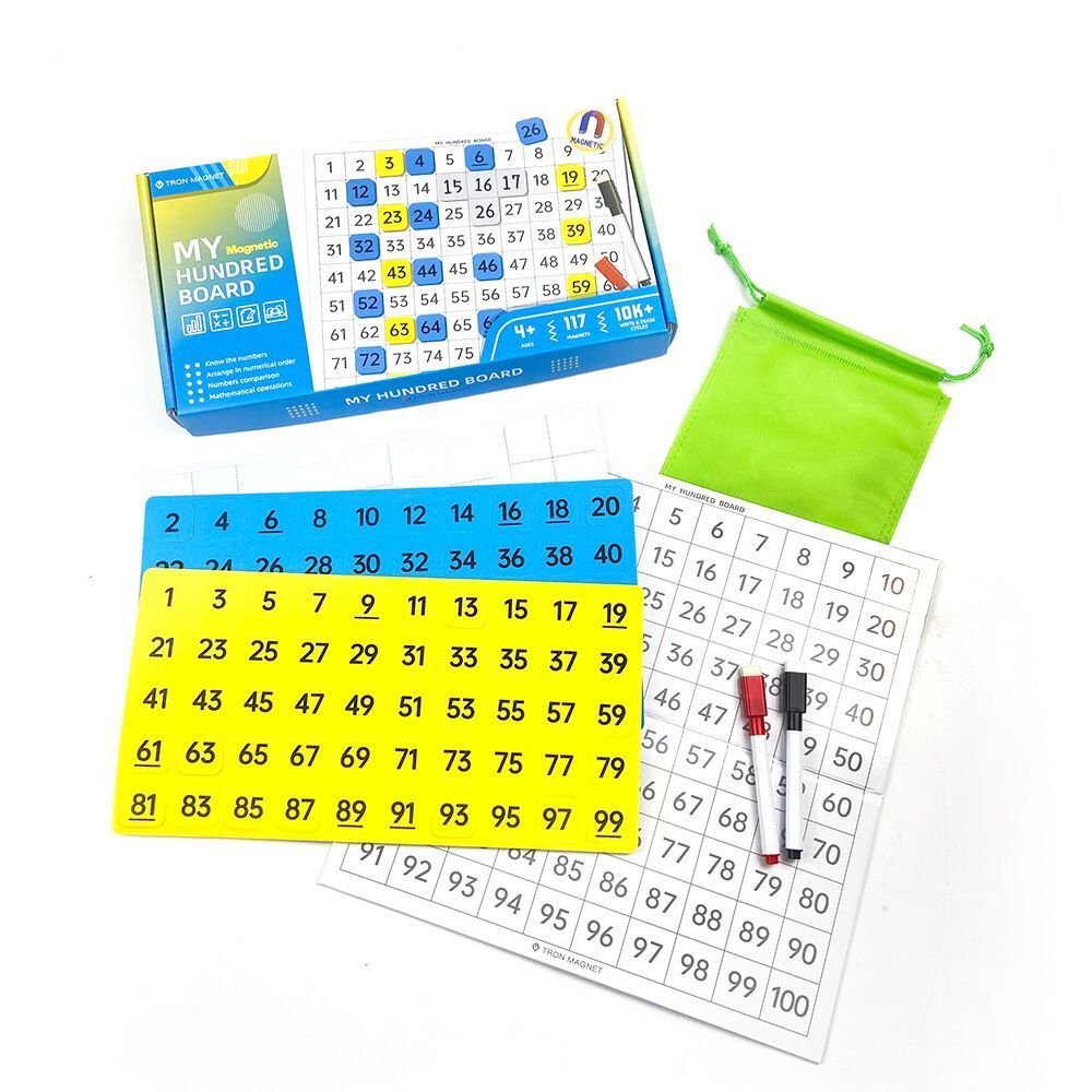 SIMA | My Magnetic Hundred Board 數學百數板 (平行進口) | HKTVmall 香港最大網購平台