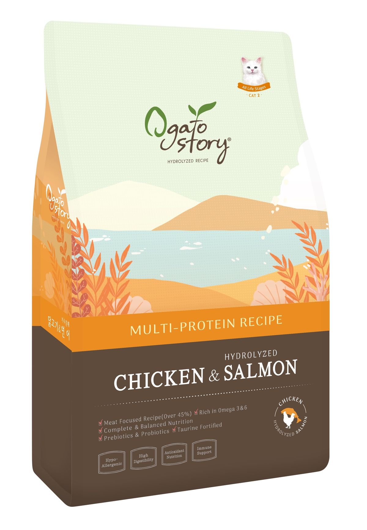 Ogato Story Chicken Hydrolyzed Salmon Multi Protein Recipe All