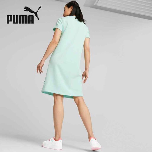 PUMA, Essentials Logo Dress TR, Color : Green