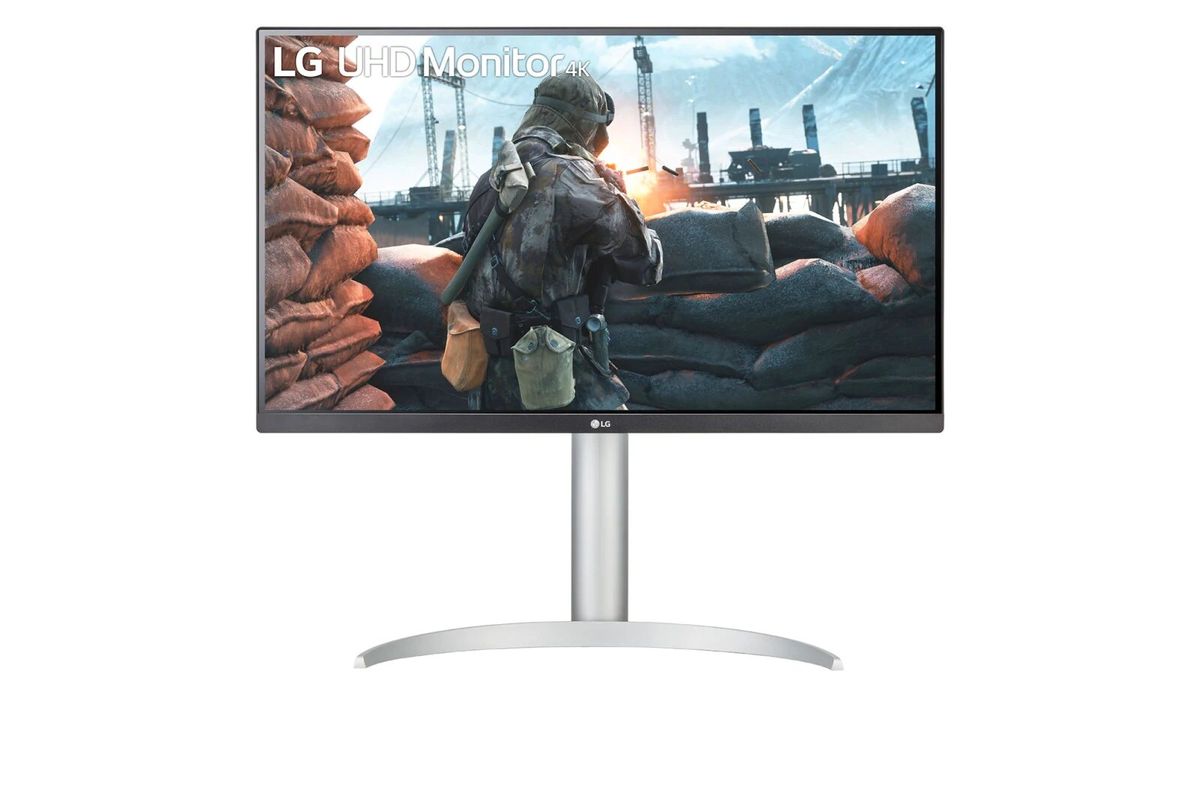 LG | 27UP650-W 27 UHD 4K IPS Monitor 