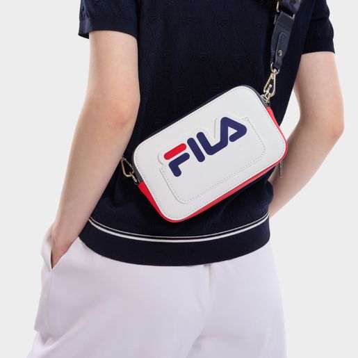 Fila logo sling best sale bag