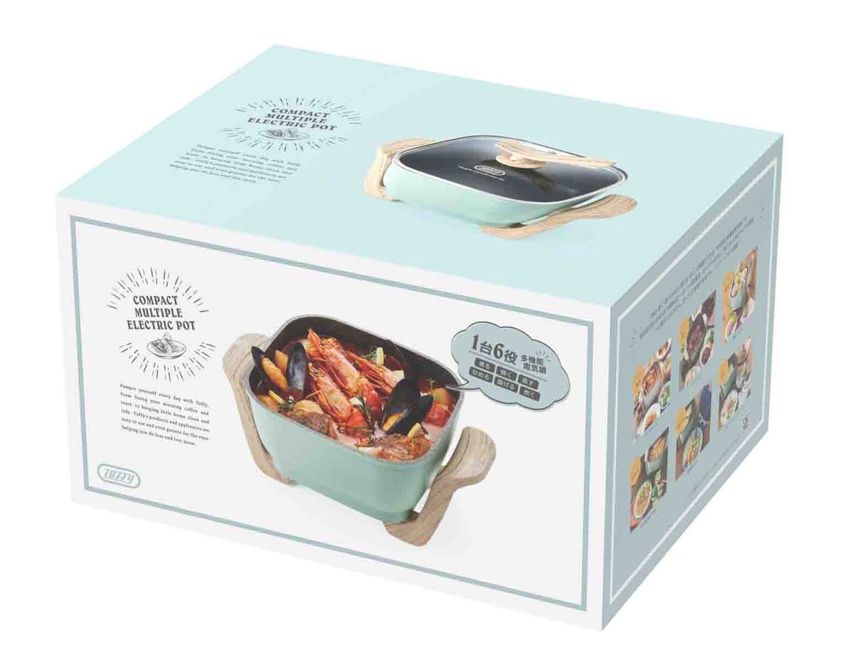TOFFY | Toffy Compact Multiple Electric Pot | Color : Aqua