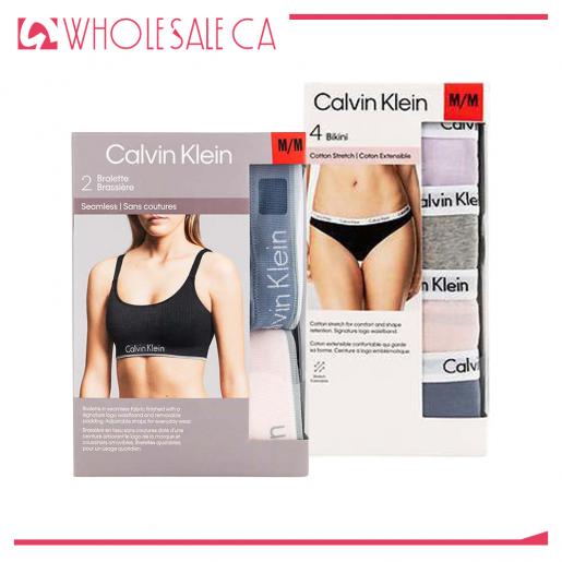 Calvin Klein 2 Pack Seamless Bralatte with Removable Pads for