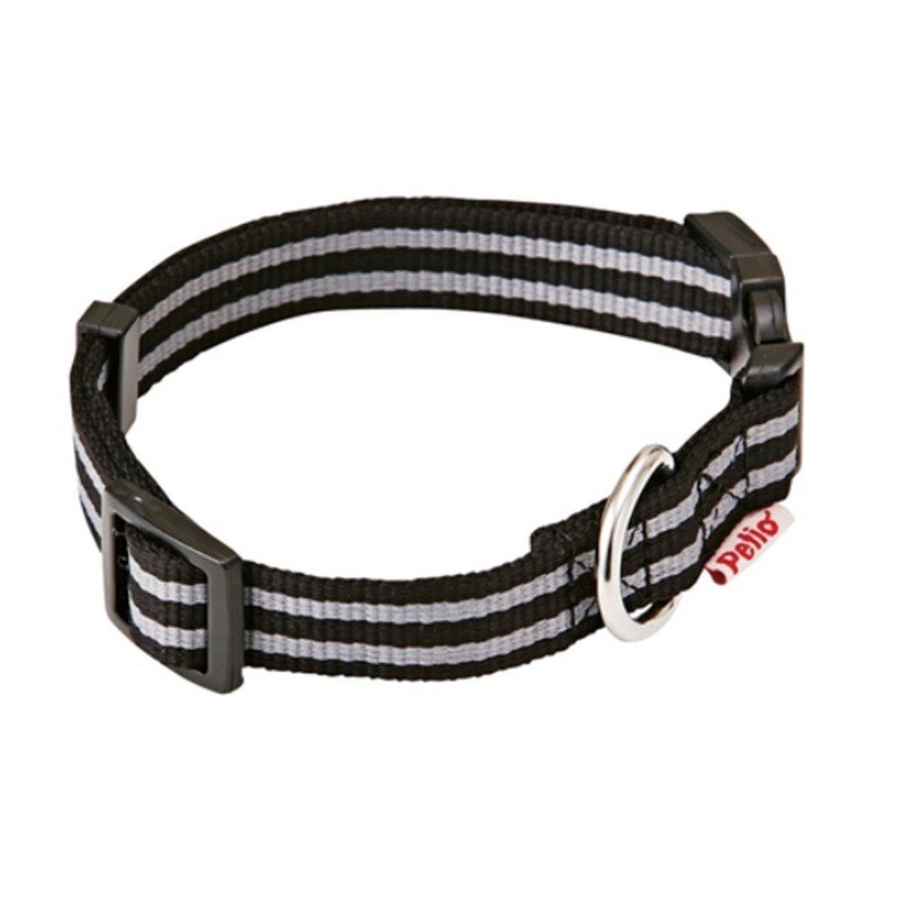 American Casual Stripe Collar M Black