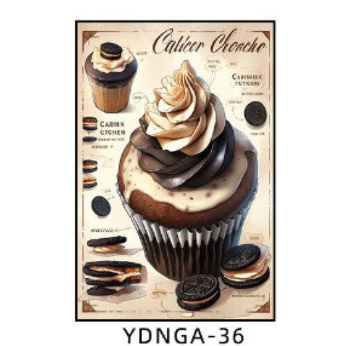 麵包蛋糕甜品裝飾畫掛畫（YDNGA-36）（下單後聯絡客服確認尺寸及畫框材質）#S371001540