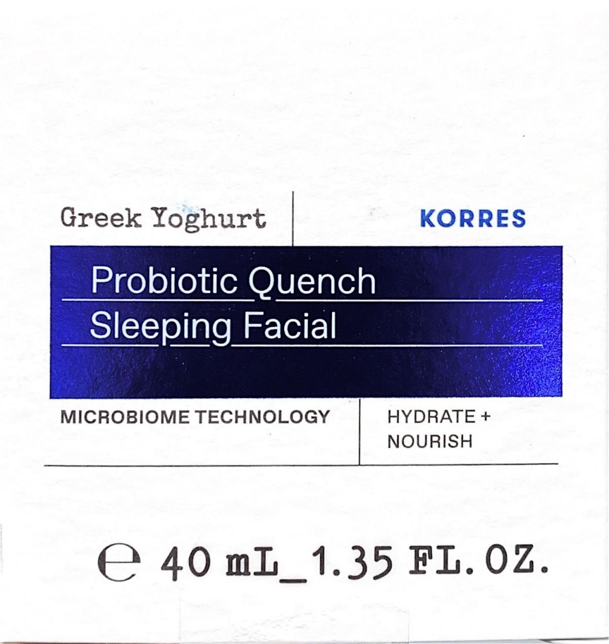 Korres - Greek Yoghurt Advanced Nourishing Sleeping Facial 40ml