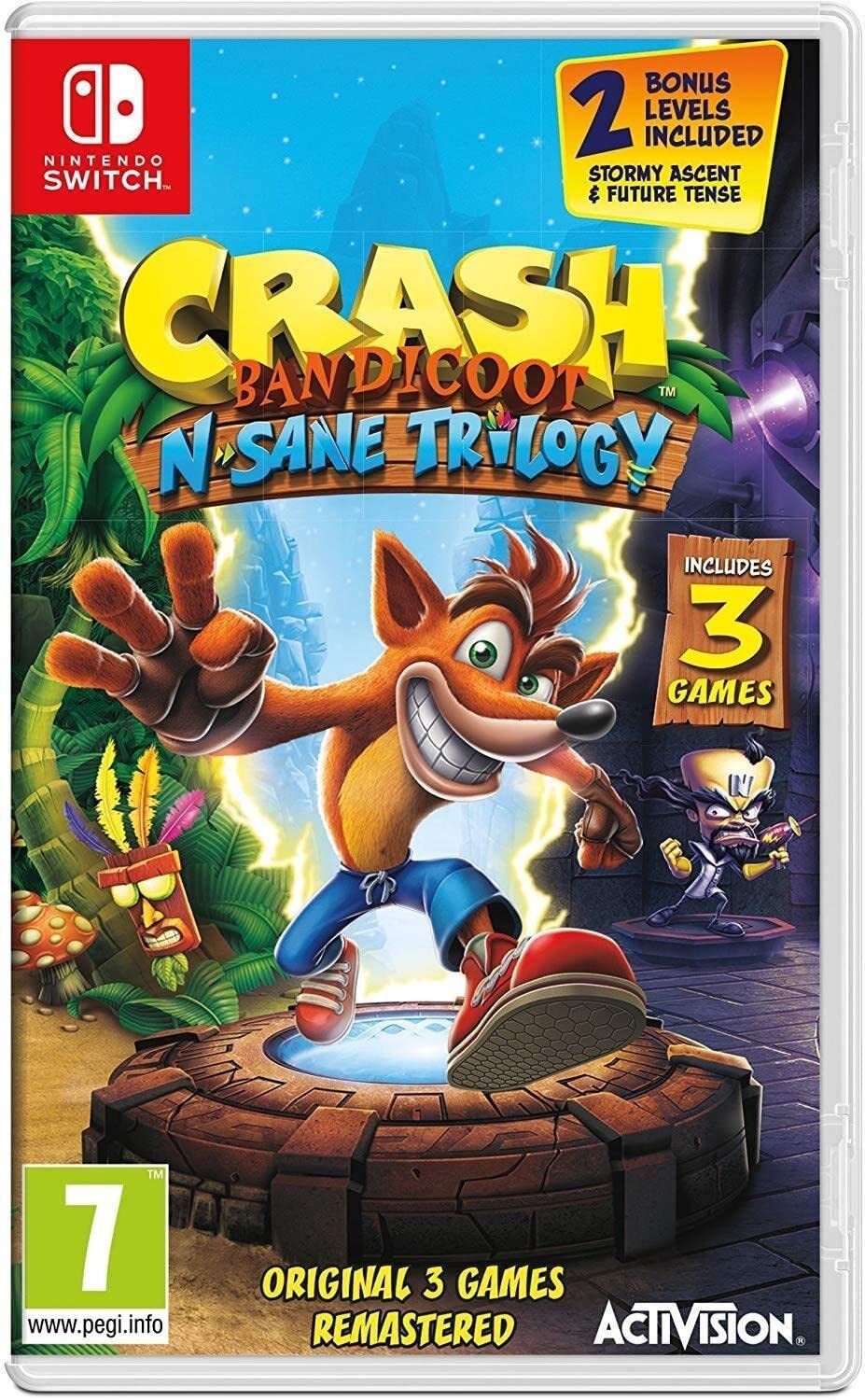 CRASH BANDICOOT N SANE TRILOGY (includes 3 Games)