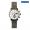 中性不鏽鋼防水石英手錶 （銀色 / 白色）