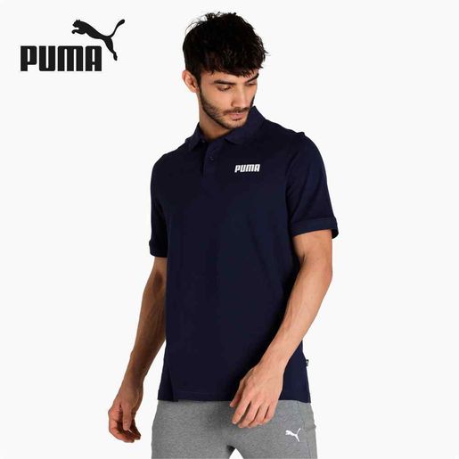 Puma | Essentials Pique Polo Male | Color : Blue | Size : S | HKTVmall The  Largest HK Shopping Platform