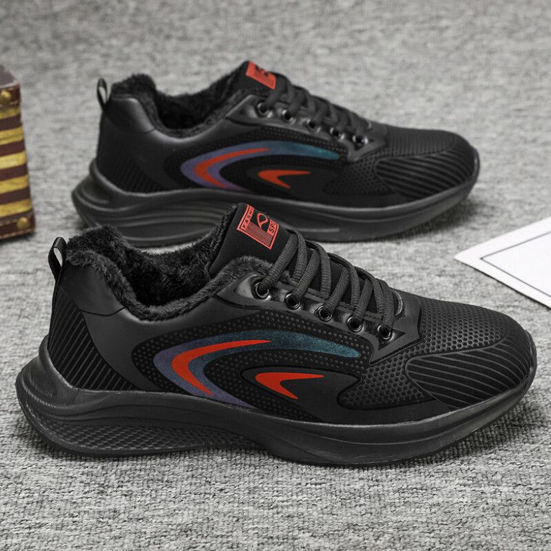 休閒運動鞋(黑紅2132)(40-44碼)(下單後聯絡客服確認發貨尺碼 )