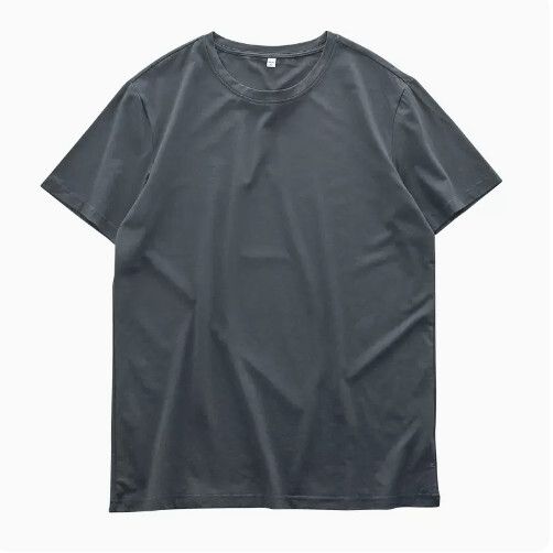 寬鬆圓領短袖T恤（S-4XL 灰色）(下單後聯絡客服確認發貨尺碼)#F270010052